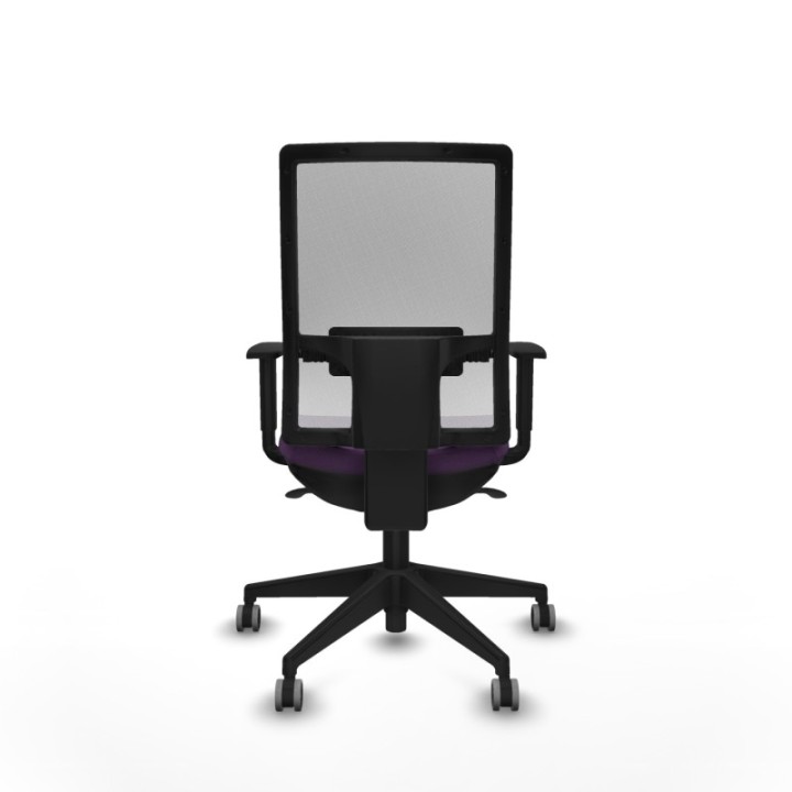 Horna sincro malla blanca bali morado brazos 1D base piramidal  ruedas 65mm engomadas