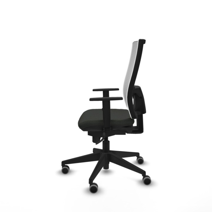 Horna sincro malla blanca bali negro brazos 1D base piramidal  ruedas 65mm engomadas