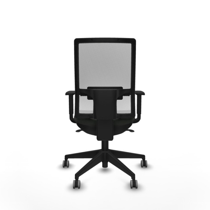 Horna sincro malla blanca bali negro brazos 1D base piramidal  ruedas 65mm engomadas