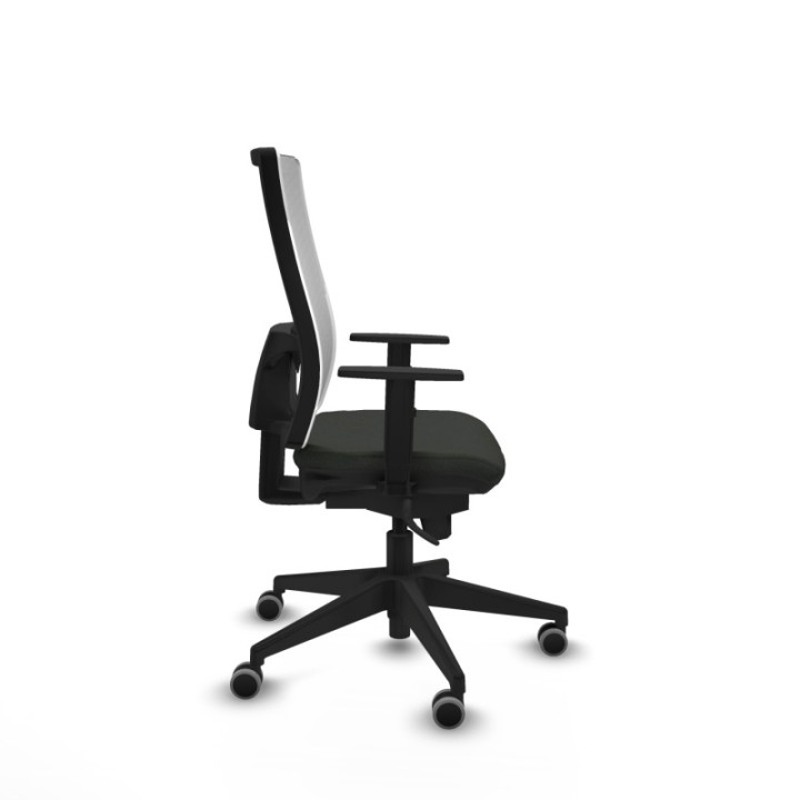 Horna sincro malla blanca bali negro brazos 1D base piramidal  ruedas 65mm engomadas