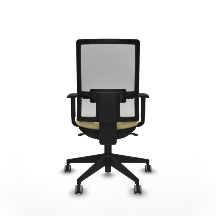 Horna sincro malla blanca similpiel crema brazos 1D base piramidal  ruedas 65mm engomadas