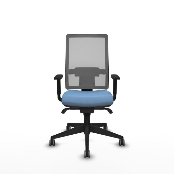 Horna sincro malla gris bali azul cielo brazos 1D base piramidal  ruedas 65mm engomadas