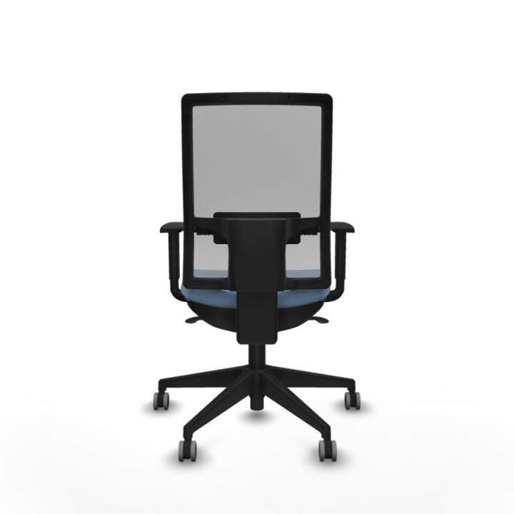 Horna sincro malla gris bali azul cielo brazos 1D base piramidal  ruedas 65mm engomadas