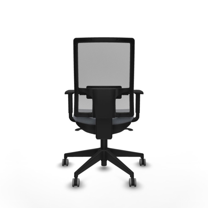 Horna sincro malla gris bali gris brazos 1D base piramidal  ruedas 65mm engomadas