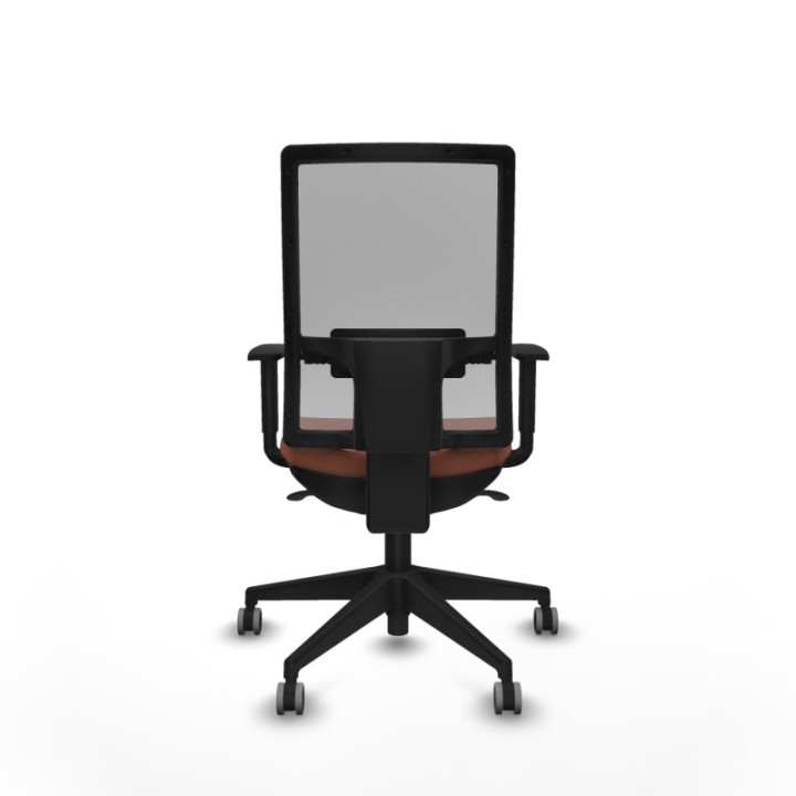 Horna sincro malla gris bali marrón brazos 1D base piramidal  ruedas 65mm engomadas