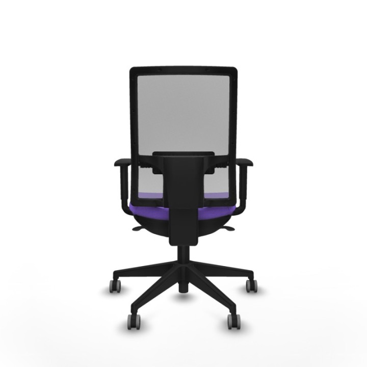 Horna sincro malla gris bali lila brazos 1D base piramidal  ruedas 65mm engomadas