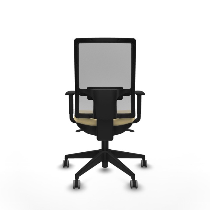 Horna sincro malla gris similpiel crema brazos 1D base piramidal  ruedas 65mm engomadas