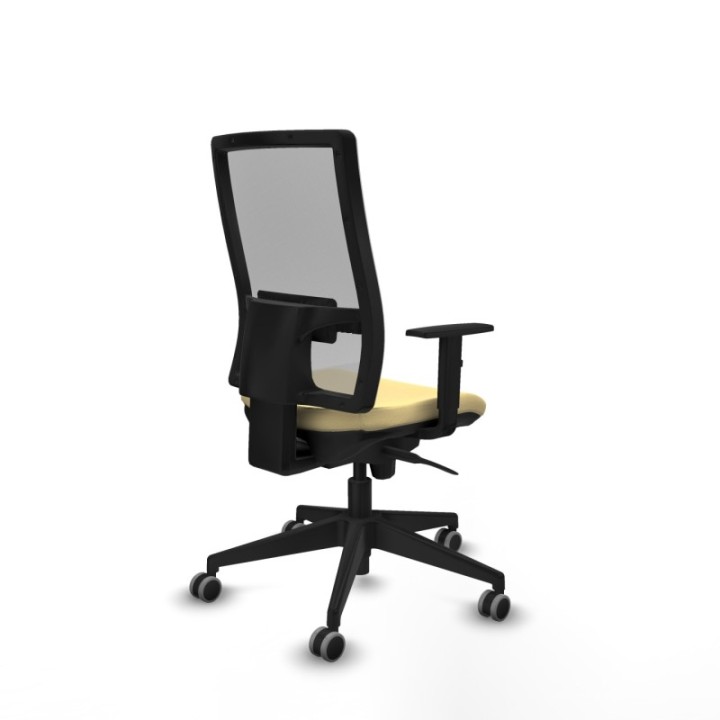 Horna sincro malla gris similpiel crema brazos 1D base piramidal  ruedas 65mm engomadas