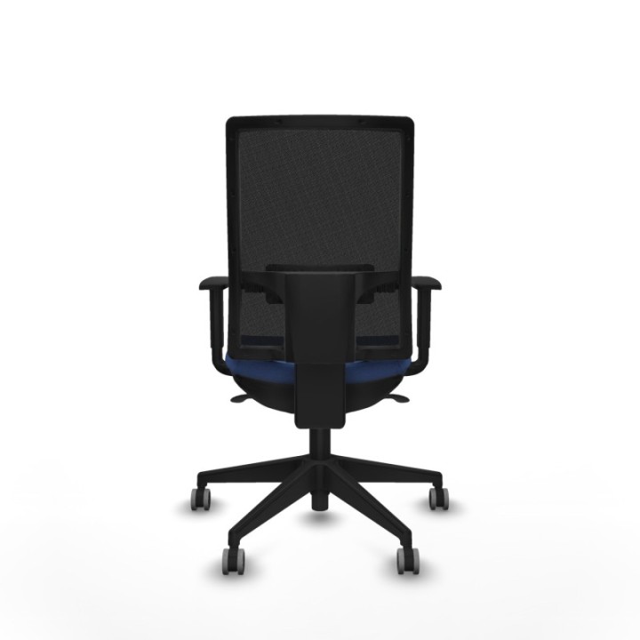 Horna sincro malla negra bali azul marino brazos 1D base piramidal  ruedas 65mm engomadas