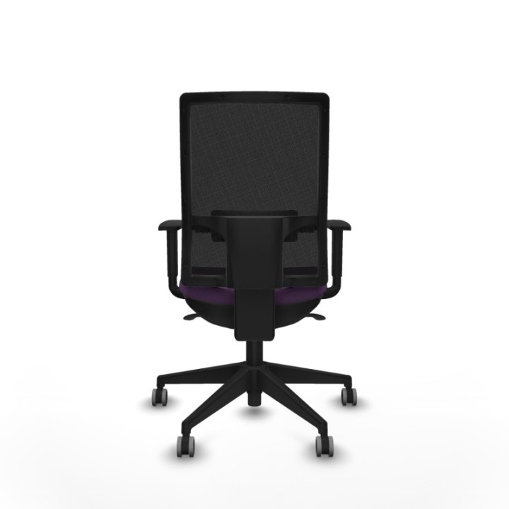 Horna sincro malla negra bali morado brazos 1D base piramidal  ruedas 65mm engomadas