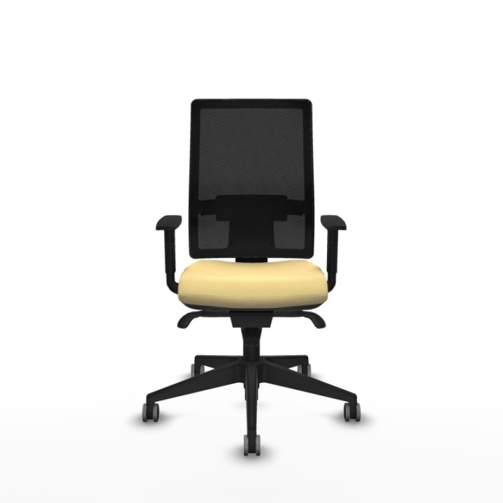 Horna sincro malla negra similpiel crema brazos 1D base piramidal  ruedas 65mm engomadas