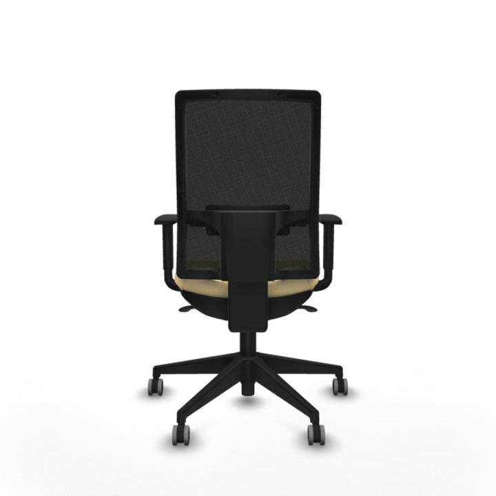 Horna sincro malla negra similpiel crema brazos 1D base piramidal  ruedas 65mm engomadas