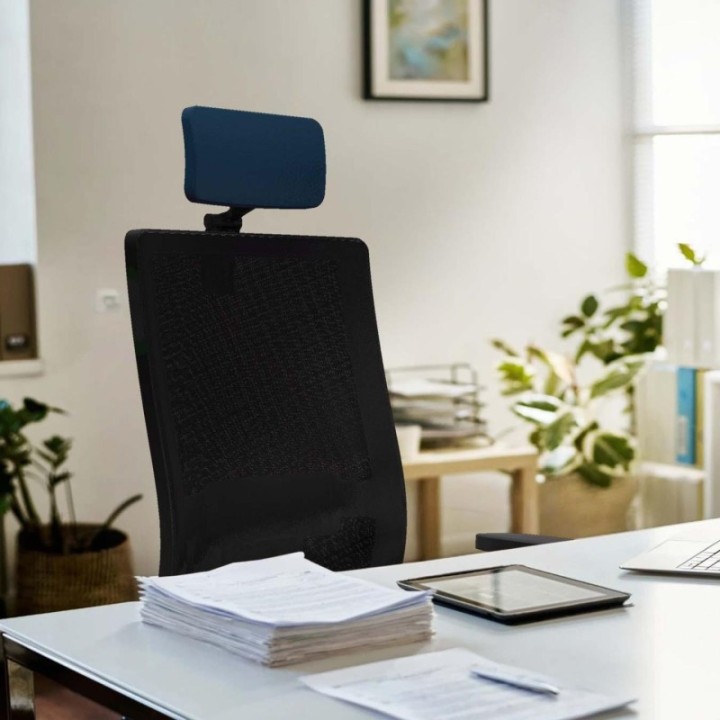 Horna sincro malla negra similpiel negro brazos 3D base piramidal cabecero 2D ruedas 65mm engomadas