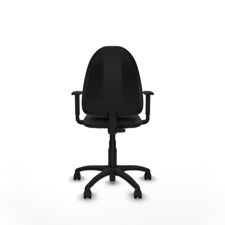 Aýna CP bali negro brazos 1D base poliamida ruedas nailon 50mm