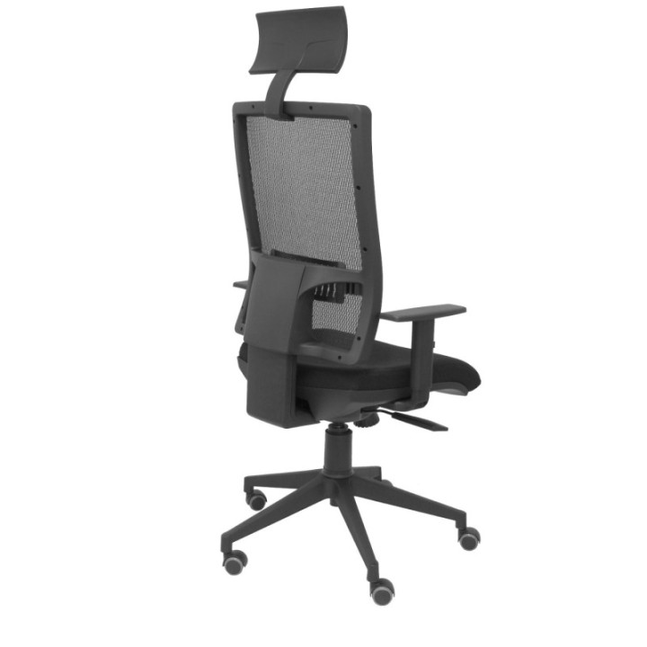 Silla Horna bali negro con cabecero fijo