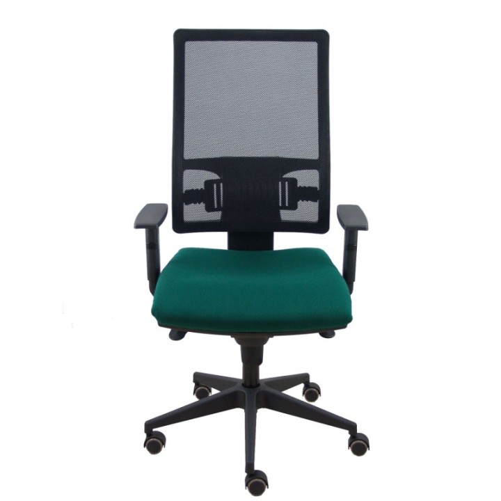 Silla Horna bali verde botella brazos regulables