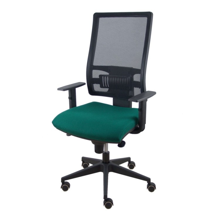 Silla Horna bali verde botella brazos regulables