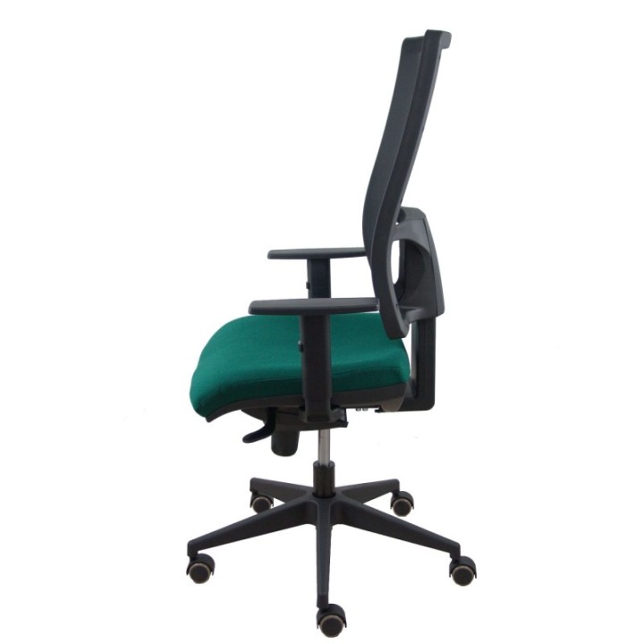 Silla Horna bali verde botella brazos regulables