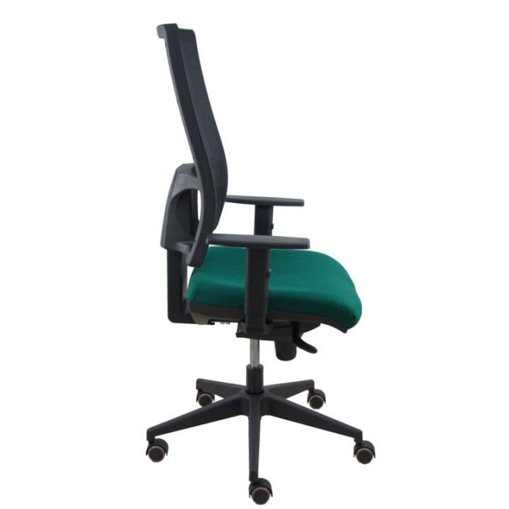 Silla Horna bali verde botella brazos regulables