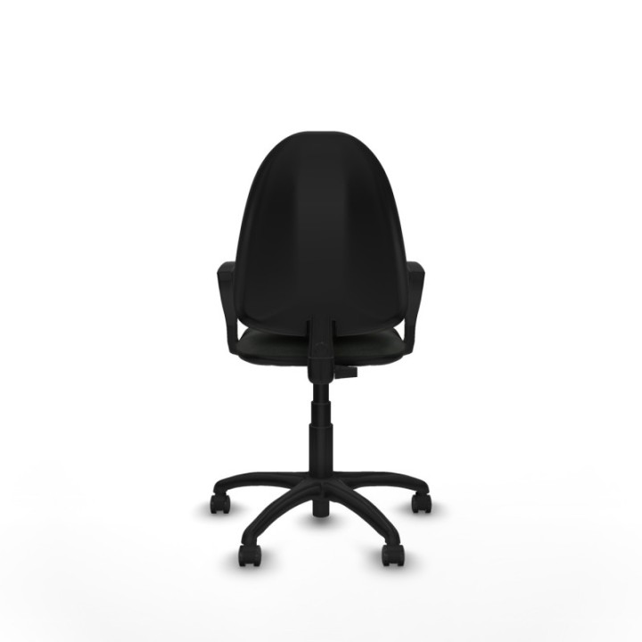 Aýna CP bali negro brazos fijos base poliamida ruedas autofrenantes 50mm