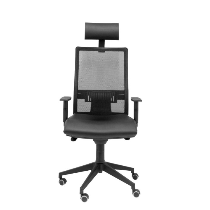 Silla Horna piel negro