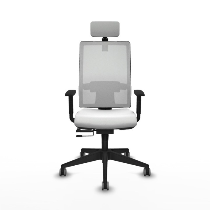 Horna traslack malla blanca bali blanco brazos 1D base piramidal cabecero 2D ruedas 65mm engomadas