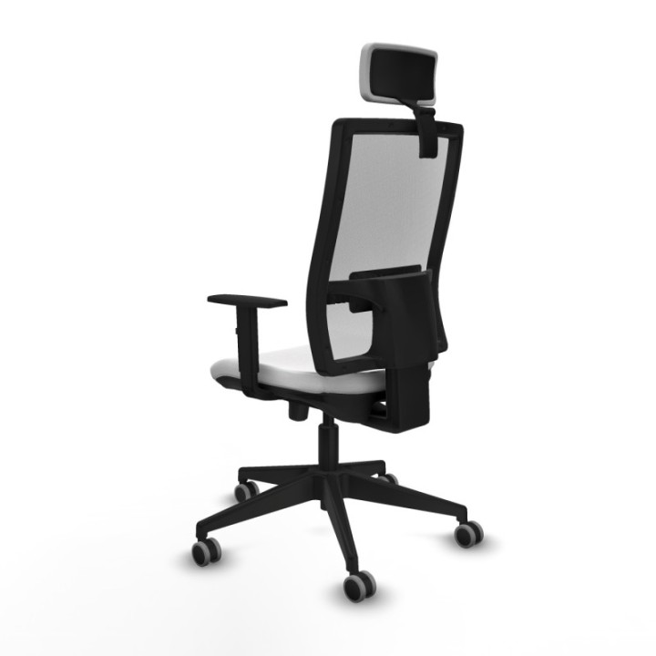 Horna traslack malla blanca bali blanco brazos 1D base piramidal cabecero 2D ruedas 65mm engomadas