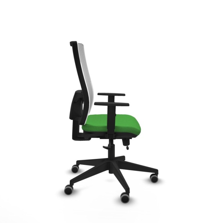 Horna traslack malla blanca bali verde brazos 1D base piramidal  ruedas 65mm engomadas