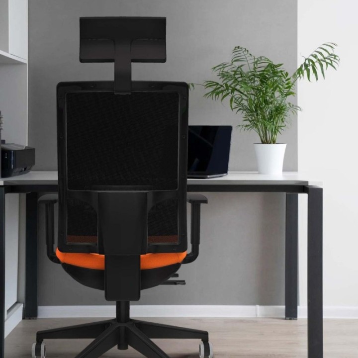 Horna traslack malla blanca bali verde brazos 1D base piramidal cabecero fijo ruedas 65mm engomadas