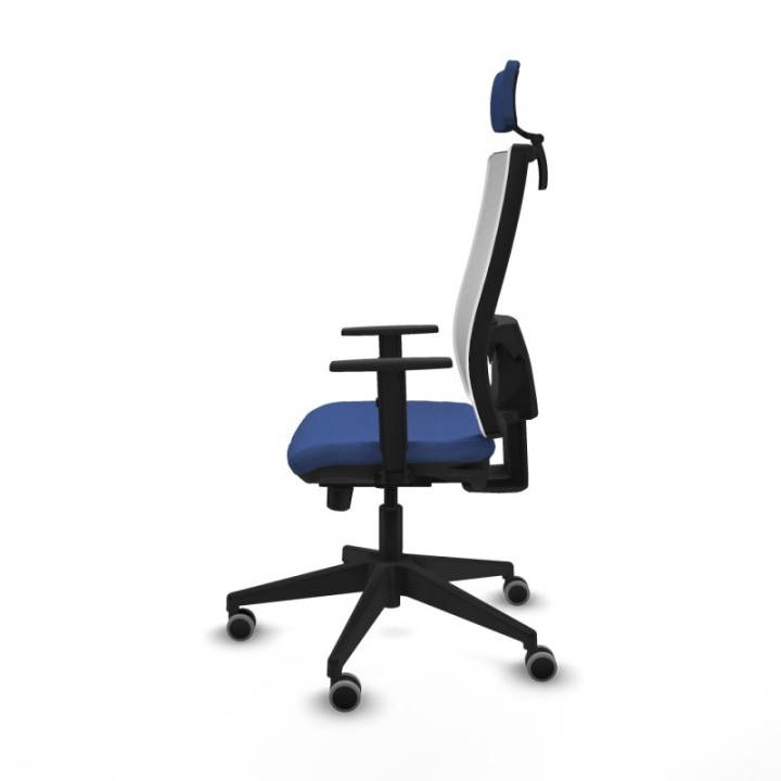 Horna traslack malla blanca bali azul marino brazos 1D base piramidal cabecero 2D ruedas 65mm engomadas