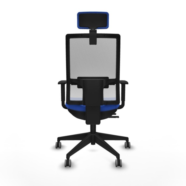 Horna traslack malla blanca bali azul brazos 1D base piramidal cabecero 2D ruedas 65mm engomadas