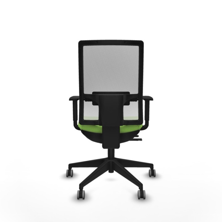 Horna traslack malla blanca bali pistacho brazos 1D base piramidal  ruedas 65mm engomadas