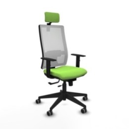 Horna traslack malla blanca bali pistacho brazos 1D base piramidal cabecero 2D ruedas 65mm engomadas