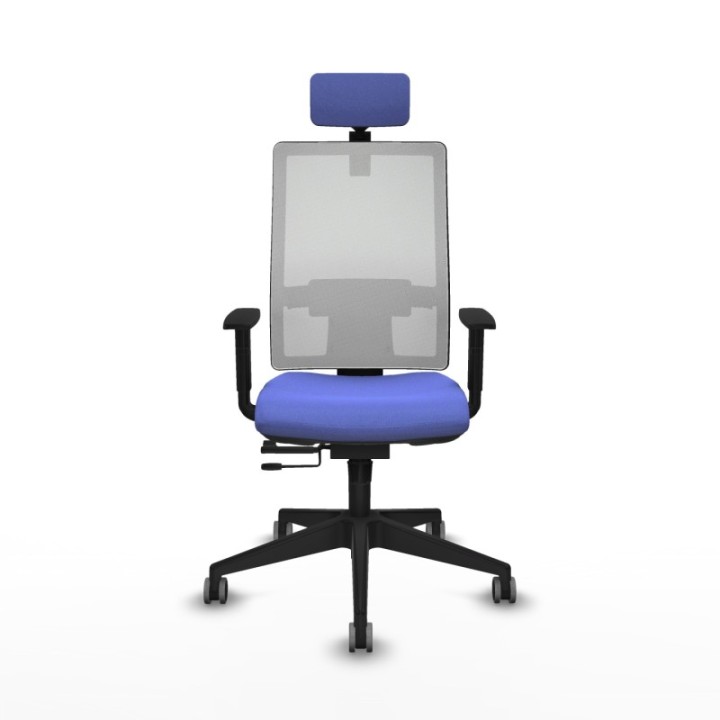 Horna traslack malla blanca bali azul claro brazos 1D base piramidal cabecero 2D ruedas 65mm engomadas