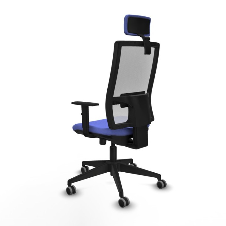 Horna traslack malla blanca bali azul claro brazos 1D base piramidal cabecero 2D ruedas 65mm engomadas