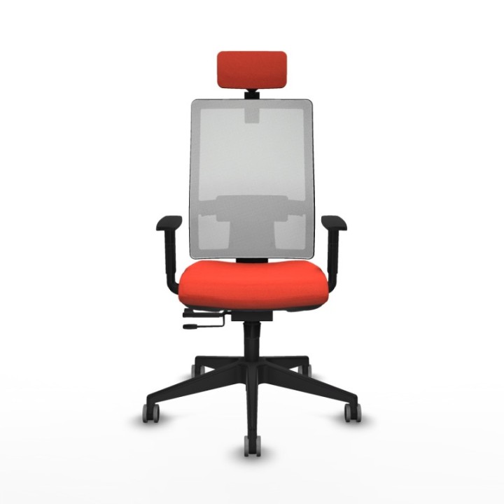 Horna traslack malla blanca bali naranja oscuro brazos 1D base piramidal cabecero 2D ruedas 65mm engomadas