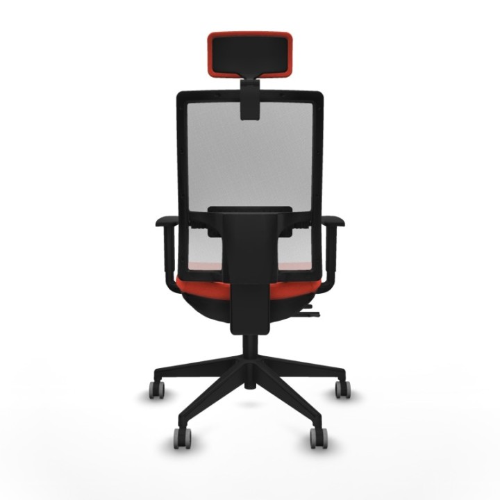 Horna traslack malla blanca bali naranja oscuro brazos 1D base piramidal cabecero 2D ruedas 65mm engomadas