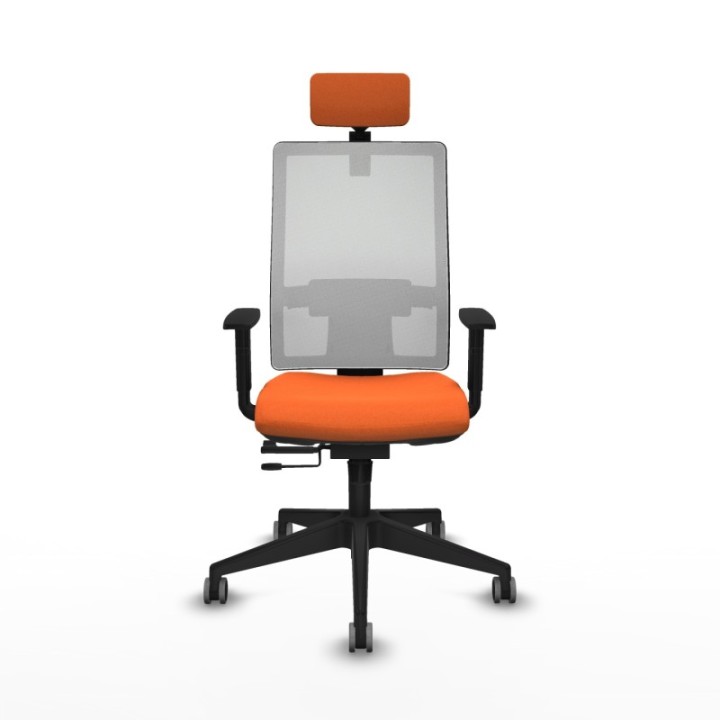 Horna traslack malla blanca bali naranja brazos 1D base piramidal cabecero 2D ruedas 65mm engomadas