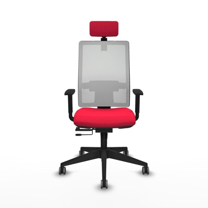 Horna traslack malla blanca bali rojo brazos 1D base piramidal cabecero 2D ruedas 65mm engomadas