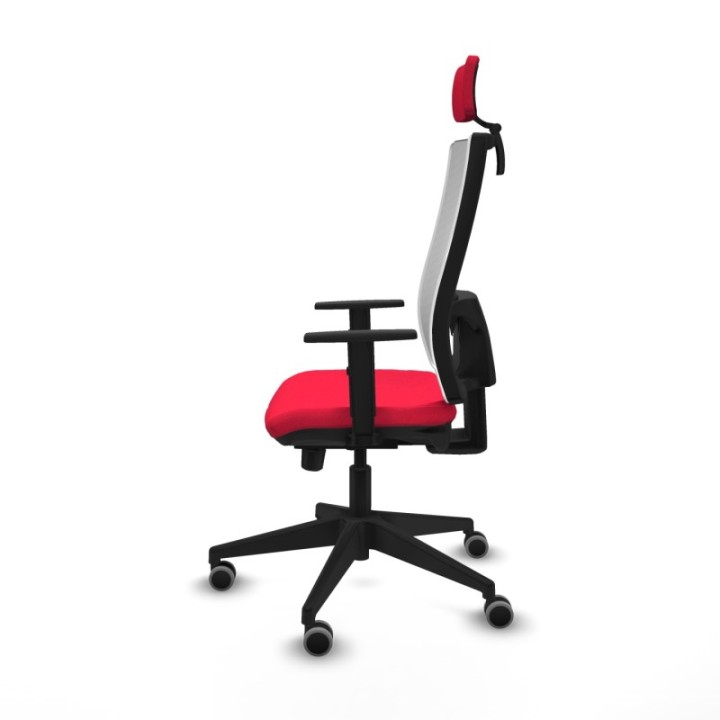 Horna traslack malla blanca bali rojo brazos 1D base piramidal cabecero 2D ruedas 65mm engomadas