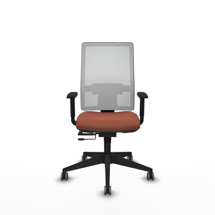 Horna traslack malla blanca bali marrón brazos 1D base piramidal  ruedas 65mm engomadas