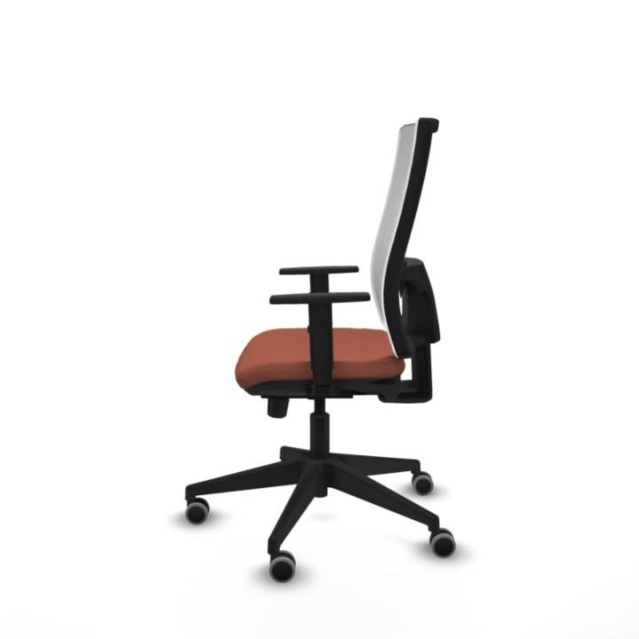 Horna traslack malla blanca bali marrón brazos 1D base piramidal  ruedas 65mm engomadas