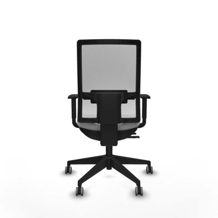 Horna traslack malla blanca bali gris claro brazos 1D base piramidal  ruedas 65mm engomadas