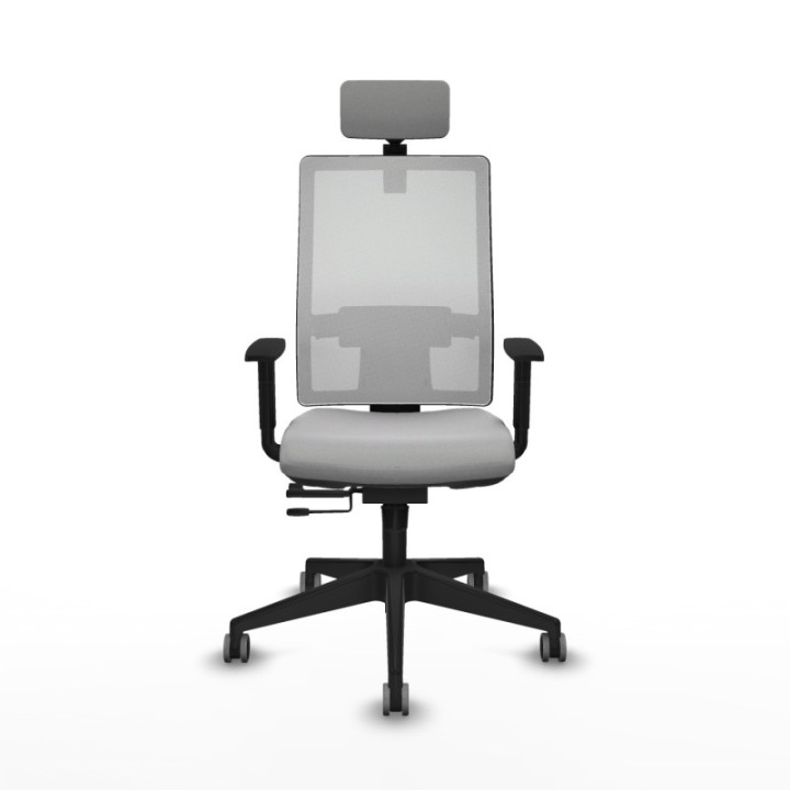 Horna traslack malla blanca bali gris claro brazos 1D base piramidal cabecero 2D ruedas 65mm engomadas