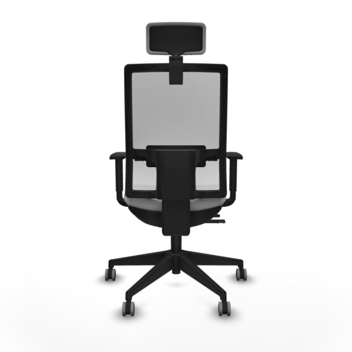 Horna traslack malla blanca bali gris claro brazos 1D base piramidal cabecero 2D ruedas 65mm engomadas