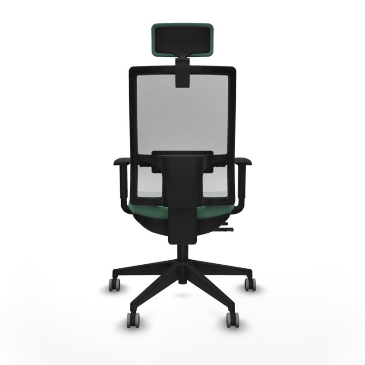 Horna traslack malla blanca bali verde esmeralda brazos 1D base piramidal cabecero 2D ruedas 65mm engomadas