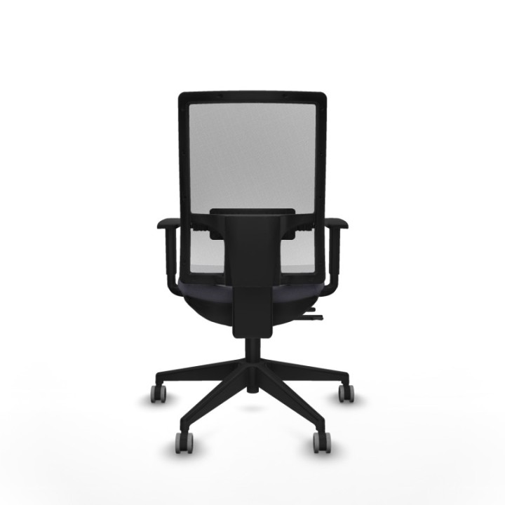 Horna traslack malla blanca bali gris oscuro brazos 1D base piramidal  ruedas 65mm engomadas