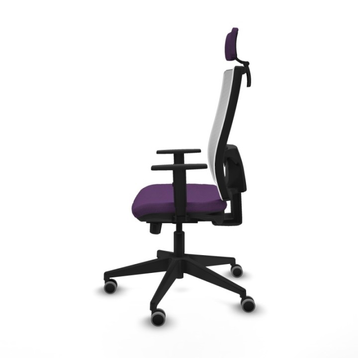 Horna traslack malla blanca bali morado brazos 1D base piramidal cabecero 2D ruedas 65mm engomadas