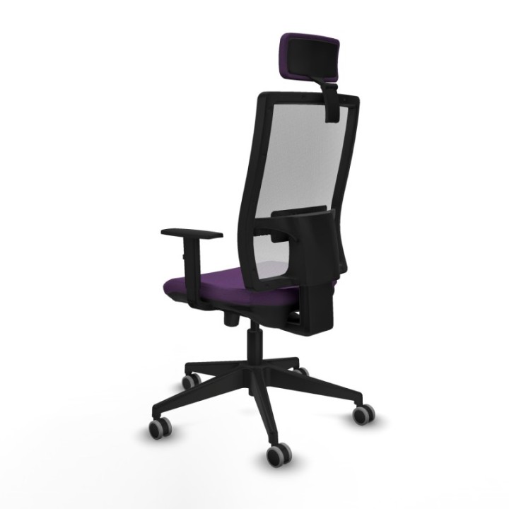 Horna traslack malla blanca bali morado brazos 1D base piramidal cabecero 2D ruedas 65mm engomadas