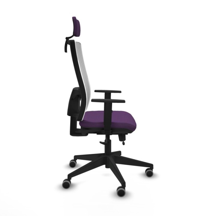 Horna traslack malla blanca bali morado brazos 1D base piramidal cabecero 2D ruedas 65mm engomadas